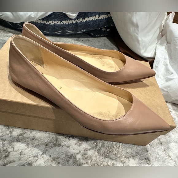 Christian Louboutin Ballalla Nude Flats - Picture 1 of 5